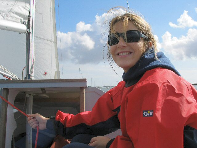 Erin sails Lively, September 2005